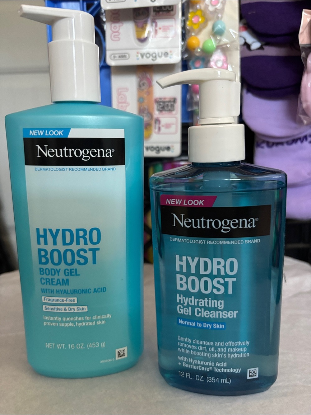 Neutrogena Hydro Boost Body Gel Cream & Hydrating Gel Cleanser